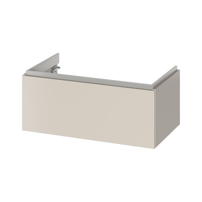 BONICA 80 WASHBASIN CABINET WITH 1 DRAWER PUSH CASHMERE DSM S4041-009